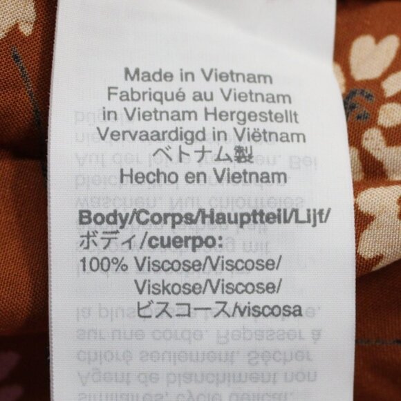 Madewell Hillside Daisies Floral Tie Front Blouse - Picture 7 of 8